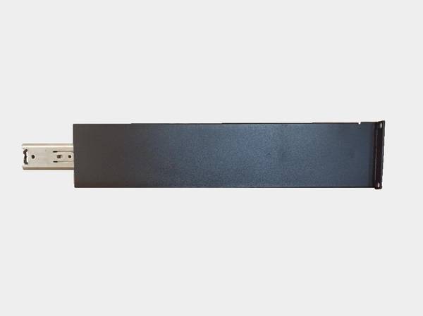 Cajón de 2U de 19" montable en rack con cerradura para gabinete y rack de cualquier marca, negro - $25 (Chino Hills)63471407771137123