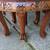 Like new 1960s Asian 7-piece Hand Carved Tea Coffee Table + Stools Set 20 thumbnail