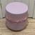 New 16” Round Lavender Purple Fabric Ottoman Pink Fringe Foot Stool 2 thumbnail