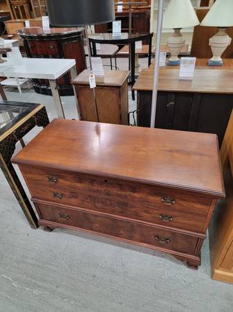 Cedar Chest / Blanket Chest with Single Drawer by Dillingham #454-7 1
