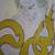 KOKI DOKTORI FAMOUS NYC ARTIST HUGE SELF PORTRAIT SIGNED LITHOGRAPH 5 thumbnail