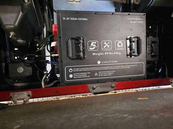 New Lithium Golf Cart Conversion Kits (52Ah, 105Ah) 1