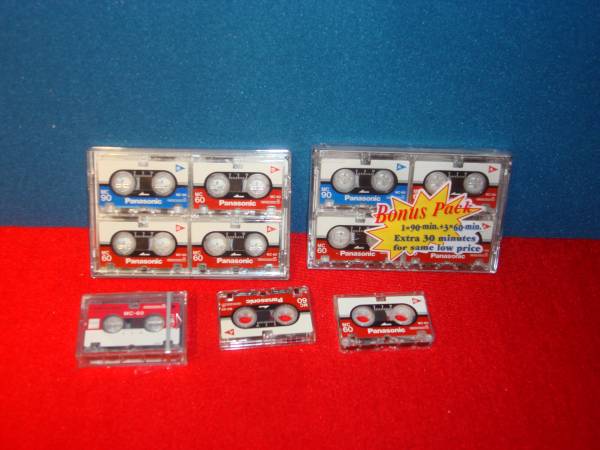 NEW PANASONIC CAM CORDER CASSETTES 1