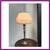 Vintage Pewter Finish Patina Table Lamp 2 thumbnail