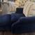 Blue New England Cottage style reading / lounge chair from North Carol 3 thumbnail