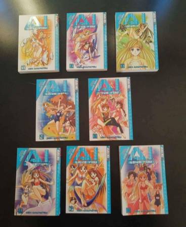 AI Love You Manga Complete Set Volumes 1-8 English 1