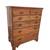 Vintage larger oak six drawer tall boy dresser 3 thumbnail
