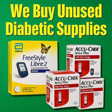 Sell Your Extra Diabetic Test Strips – Fast Pay, Any Quantity 1