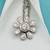 T&CO 950 Platinum 0.16CTW Diamond Flower Pendant Neckla 1 thumbnail
