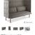 Poppin privacy lounge chair sofa 16 thumbnail