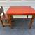 Vintage Kid's Stain Proof Table and Chair 3 thumbnail