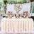 Ivory colored tulle table cover 1 thumbnail