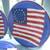 Oxford Elite 2002 8" Plates w/"Betsy Ross"  U.S. Flag! 3 thumbnail
