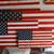 Custom Made Wooden Flags, American, Blue Line, Veteran Made 2 thumbnail