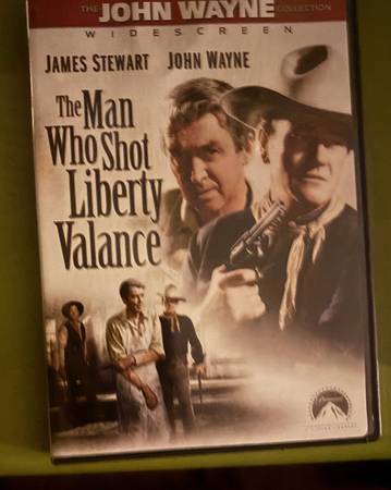 John Wayne James Stewart The Man Who Shot Liberty Valance New Dvd 1