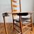 Antique 20th Cen. Shaker Ladder-Back Rush Seat Writing Chair 7 thumbnail