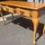 Vintage Oak Sideboard Sofa Table Entry Table 3 Drawer Desk TV Stand 9 thumbnail