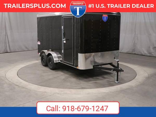 2026 Interstate 7X14 Victory Cargo Trailer Black 1
