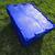 Large Blue Plastic Tote with Closable Lid (3 AVAILABLE) 3 thumbnail