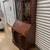 Vintage antique mahogany serpentine secretary desk dresser 3 thumbnail