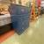Heywood Wakefield 4-Drawer Blue Painted Tall Dresser 2 thumbnail