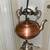 Antique oil burning copper Teapot with cast Iron stand 5 thumbnail