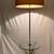 Regency brass and glass floor lamp with shade 1 thumbnail