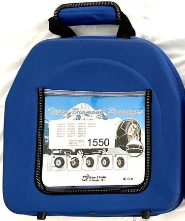 Tire Traction Chains - Titan Diamond Passenger / LT #1550 - Brand New! 1