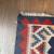 Red and blue hand woven kilim rug 5 thumbnail