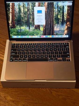 フィルム付き】MacBook Air M1 8GB SSD256GB ゴールド Apple