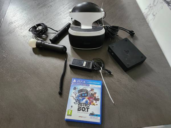 PS4 VR Set, 1 Controller + Astro Bot - video gaming - by
