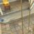 Post-Modern brass Torchiere floor lamp with shade B29 8 thumbnail