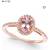 Macy’s QCD Morganite (5/8 ct. t.w.) and diamond (1/8 ct. t.w.) engagment ring 1 thumbnail