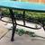 Vintage Shabby Chic Cottage Beach  Turquoise Blue oval coffee table 3 thumbnail