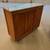 Maple granite top rolling kitchen island buffet 7 thumbnail