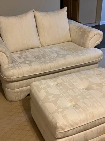 2 Seat Sofa with Ottoman 1