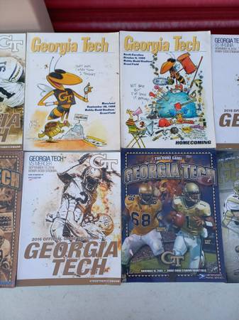 GA TECH FOOTBALL PROGRAMS 1