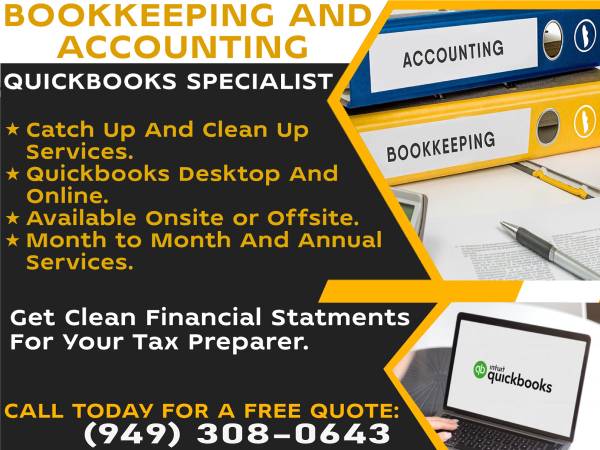 Bookkeeping & Accounting – QuickBooks Specialist / Bookkeeper 1
