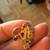 18K yellow Gold Sweet 16 Pendant with Natural Sapphire, Amethyst 3 thumbnail