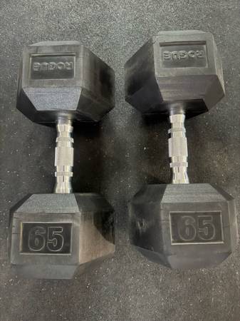 Rogue 65lb dumbells 1