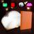 Folding Book Light - 4 Colors, LED Bookshelf Nightlight (Brown Leather 1 thumbnail