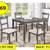 5 Pcs. Dining Sets (Table + 4 Chairs)   Under $400! 7 thumbnail