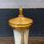 French Neoclassical Style Reverse Painted Glass w/ Classical Male Figu 5 thumbnail