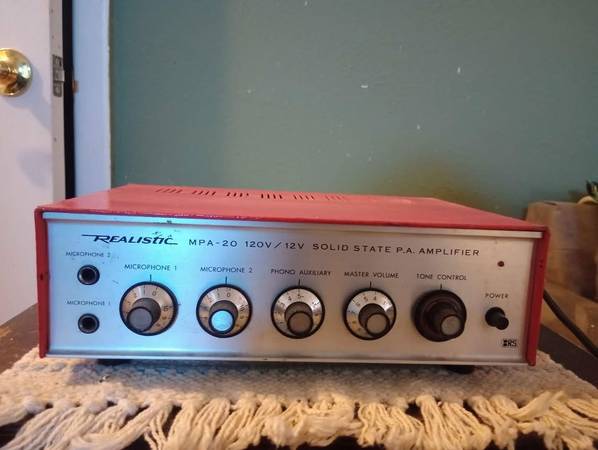 REALISTIC Radio Shack MPA-20 PA - $20 (Arvada)63471176199937120