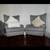 Grey modern lounge chair. Each for $80 1 thumbnail