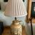 Rural winter hand painted scene on milk jug working LAMP 2 thumbnail
