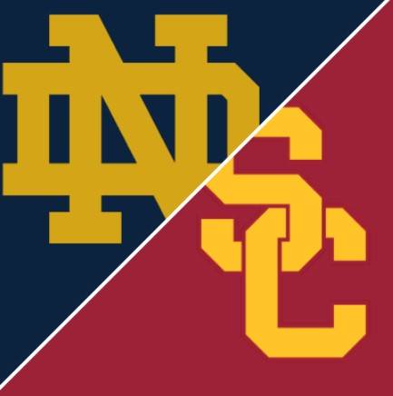 The USC Trojans vs. Notre Dame Irish!  Four Incredible Seats in Sectio 1