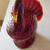 Vtg LE Smith Ruby Red Amberina Glass Turkey Candy Dish (Thanksgiving) 6 thumbnail