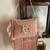 Victorian Elegant, Vintage, Handmade Rose Velvet Pillow Hanging (#223) 3 thumbnail