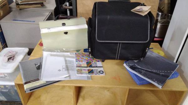 Scrapbook accessories and Large Rolling Scrapbook Storage 1